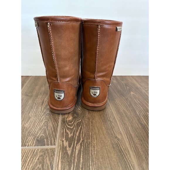 Bearpaw Women's size 7.5 Chestnut Leather Boots Excellent condition - Picture 5 of 7
